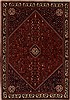 Abadeh Red Hand Knotted 59 X 82  Area Rug 251-12543 Thumb 0