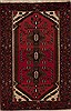 Hamedan Red Hand Knotted 35 X 51  Area Rug 251-12569 Thumb 0
