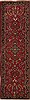 Hamedan Red Runner Hand Knotted 29 X 97  Area Rug 251-12687 Thumb 0