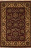Agra Red Hand Knotted 41 X 60  Area Rug 251-12908 Thumb 0
