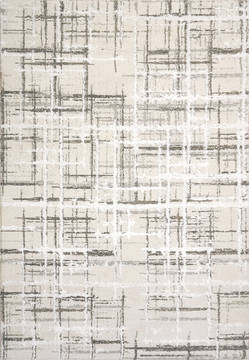 Dynamic TROYA White Rectangle 4x6 ft  Carpet 122917