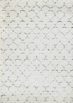Couristan BROMLEY White Rectangle 2x4 ft Polypropylene Carpet 125562