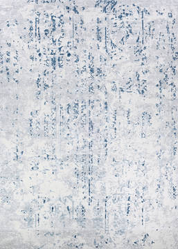Couristan CALINDA Blue Runner 6 to 9 ft Polypropylene Carpet 125632