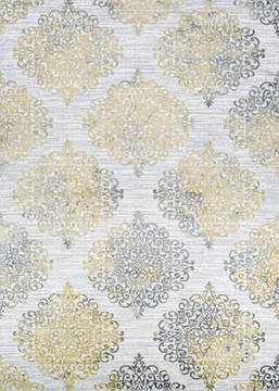 Couristan CALINDA Grey Rectangle 2x3 ft Polypropylene Carpet 125652