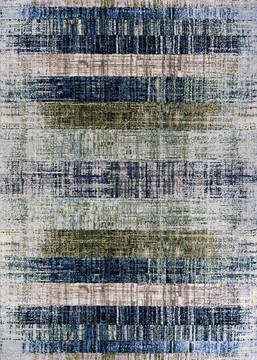 Couristan EASTON Blue Rectangle 3x5 ft Polypropylene Carpet 126426