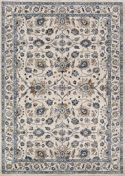 Couristan MONARCH Beige Rectangle 5x8 ft Polypropylene Carpet 127423