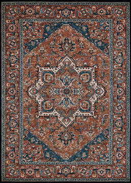 Couristan OLD WORLD CLASSIC Brown 6'6" X 9'10" Area Rug 45534350066910T 807-127613