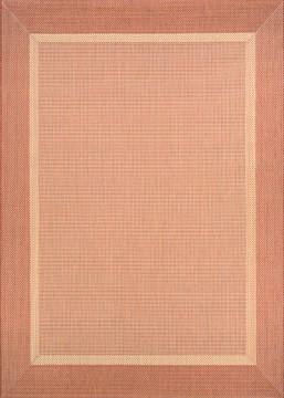 Couristan RECIFE Orange Rectangle 2x4 ft Polypropylene Carpet 128246