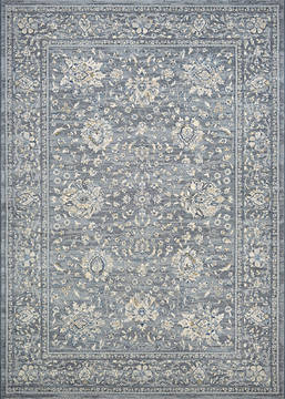 Couristan SULTAN TREASURES Blue Rectangle 8x11 ft Polypropylene Carpet 128570
