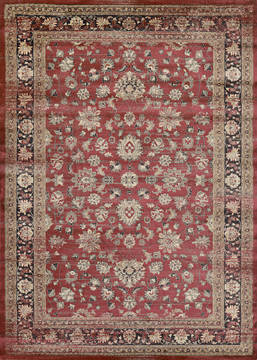 Couristan ZAHARA Red Rectangle 2x4 ft Polypropylene Carpet 128801