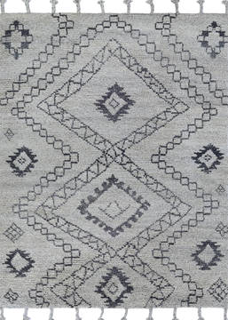 Couristan LIMA Grey Rectangle 4x6 ft Wool Carpet 128857