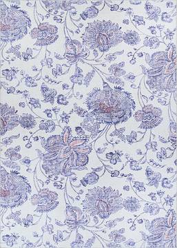 Couristan CALEDONIA Blue Rectangle 9x12 ft Polypropylene Carpet 129006