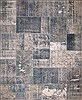 Patchwork Blue Hand Knotted 81 X 910  Area Rug 300-13349 Thumb 0