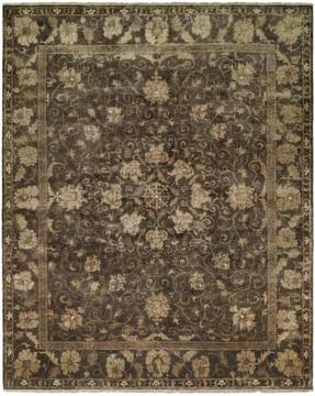 Kalaty ANTALYA Brown Rectangle 6x9 ft Wool Carpet 132707
