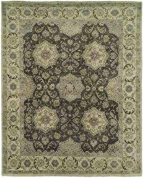 Kalaty ANTALYA Grey Rectangle 6x9 ft Wool Carpet 132736