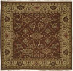 Kalaty SOUMAK Brown Square 5 to 6 ft Wool Carpet 134196
