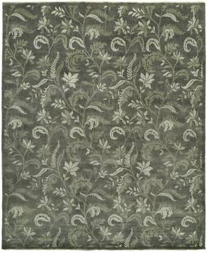 Kalaty VERONA Grey Rectangle 4x6 ft Wool Carpet 134522