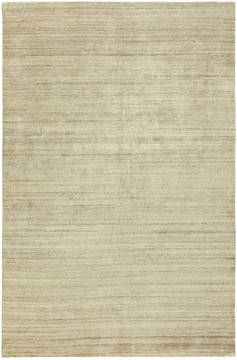 Kalaty MERIDIAN Beige Rectangle 6x9 ft Wool and Silkette Carpet 134711