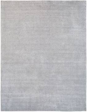 Kalaty RENZO Grey Rectangle 2x3 ft Wool and Silkette Carpet 134892
