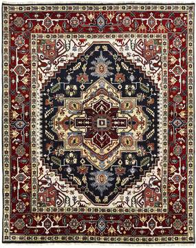 Kalaty UMBRIA Red Rectangle 6x9 ft Wool Carpet 134967