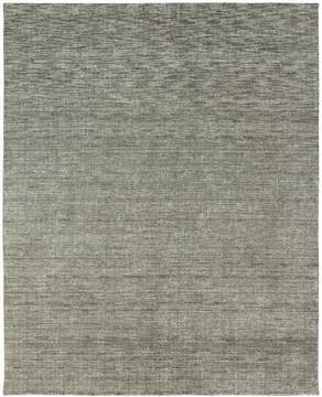 Kalaty TERRA Grey Rectangle 9x12 ft Wool and Silkette Carpet 135117