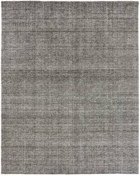 Kalaty TERRA Grey Rectangle 6x9 ft Wool and Silkette Carpet 135187