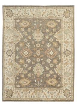 Kalaty UMBRIA Brown Rectangle 6x9 ft Wool Carpet 135281