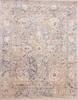 Jaipur Beige Hand Knotted 81 X 101  Area Rug 905-135829 Thumb 0