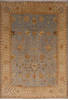 Oushak Blue Hand Knotted 810 X 117  Area Rug 301-135851 Thumb 0