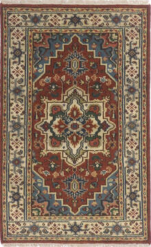 Heriz Multicolor Hand Knotted 3'0" X 5'0"  Area Rug 904-136475