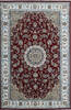 Nain Red Hand Knotted 40 X 60  Area Rug 902-136769 Thumb 0
