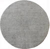 Modern Grey Round Hand Loomed 50 X 50  Area Rug 902-137532 Thumb 0