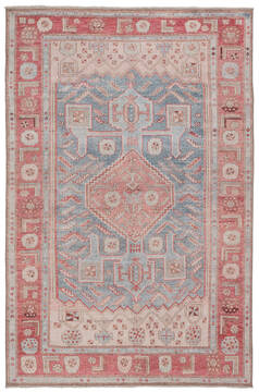 Jaipur Living Boheme Purple Rectangle 4x6 ft Polyester and Cotton Carpet 138371