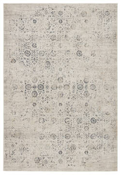 Jaipur Living Cirque Grey Rectangle 5x8 ft Polyester and Viscose Carpet 138492