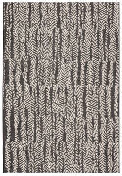Jaipur Living Fresno Black Rectangle 4x6 ft Polypropylene and Polyester Carpet 138810