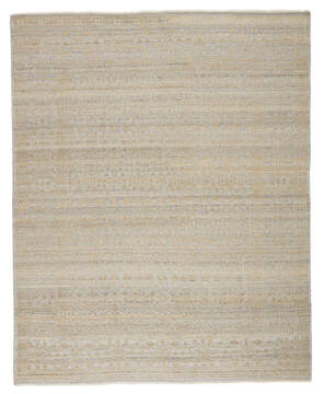 Jaipur Living Gaia Beige Rectangle 9x12 ft Wool and Viscose Carpet 138838