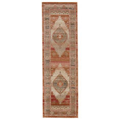 Jaipur Living Myriad Red Runner 6 to 9 ft Polypropylene and Polyester Carpet 139146