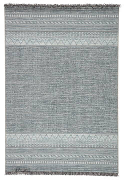 Jaipur Living Tikal Grey Rectangle 2x4 ft Polypropylene and Polyester Carpet 139641