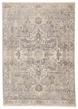Jaipur Living Vienne Grey Rectangle 10x12 ft Polyester and Viscose Carpet 139734
