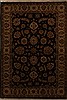 Agra Black Hand Knotted 62 X 810  Area Rug 251-14060 Thumb 0