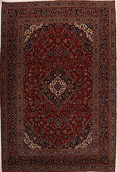Ardakan Red Hand Knotted 9'5" X 14'1"  Area Rug 251-14267