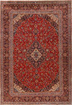 Ardakan Red Hand Knotted 9'4" X 13'9"  Area Rug 251-14277