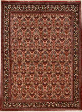 Persian Abadeh Multicolor Rectangle 5x7 ft Wool Carpet 14319