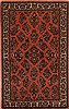 Sarouk Red Hand Knotted 43 X 69  Area Rug 251-14352 Thumb 0