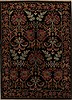 Agra Black Hand Knotted 51 X 70  Area Rug 251-14514 Thumb 0