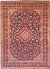 Kashan Red Hand Knotted 97 X 136  Area Rug 100-14702 Thumb 0