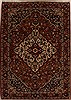 Bakhtiar Red Hand Knotted 72 X 100  Area Rug 100-14971 Thumb 0