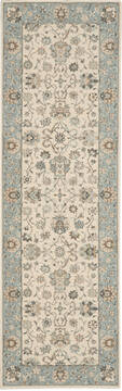 Nourison Living Treasures Beige Runner 6 to 9 ft Wool Carpet 141586