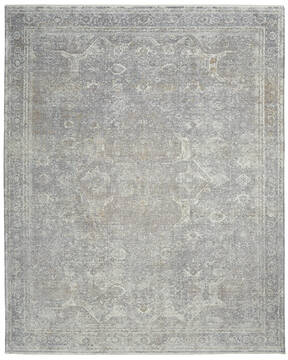 Nourison Starry Nights Grey Rectangle 10x12 ft Lucxelle Carpet 142695