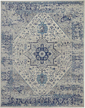 Nourison Tranquil Beige Rectangle 7x10 ft Polypropylene Carpet 142870